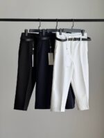 شلوار پارچه ای کاپری zara