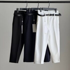 شلوار پارچه ای کاپری zara