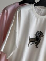 تیشرت سگ اسکارف کد 3849 - Image 2
