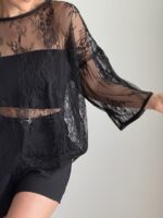 شومیز ونیم تنه گیپورshadi کد3853 - Image 4