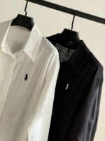 شومیز لینن polo کد3901 - تصویر 3